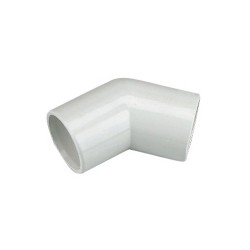 Floplast Overflow 21.5mm 45dg Bend White