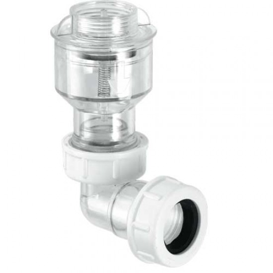 McAlpine Tunvalve Angled Clear