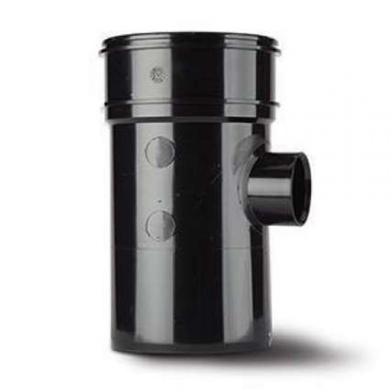 Polypipe Soil Boss Pipe 40mm 1/S Black