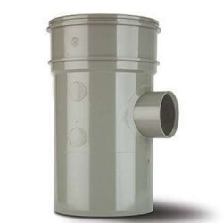 Polypipe Soil Boss Pipe 40mm 1/S Grey