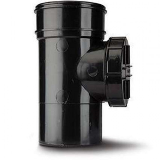 Polypipe Soil Screwed Access 1S 110mm Black