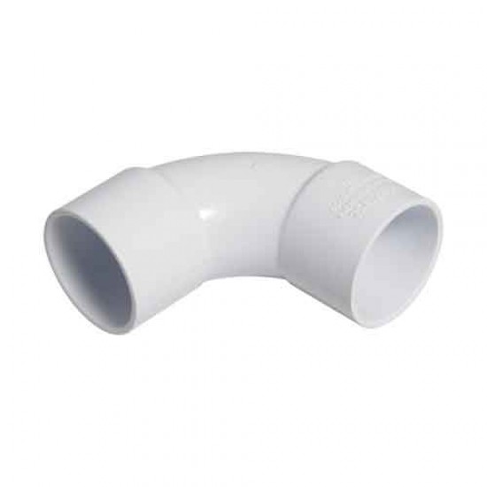 Floplast 40mm Swept Elbow White