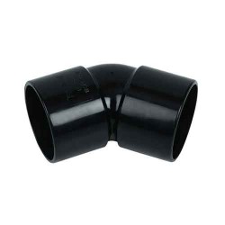 Floplast 40mm 45' Elbow Black