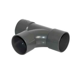 Floplast 32mm Swept Tee Grey