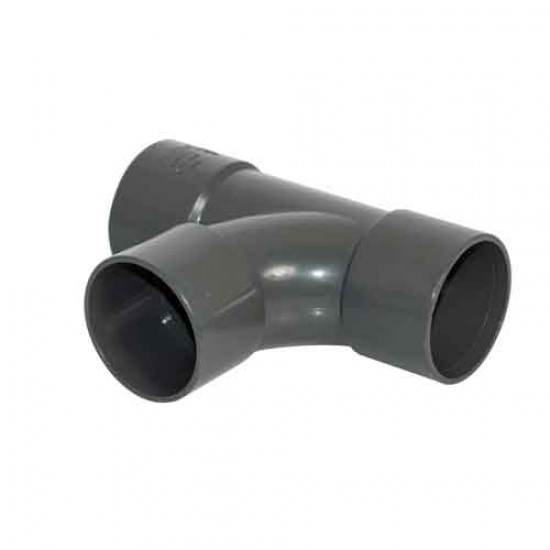 Floplast 32mm Swept Tee Grey