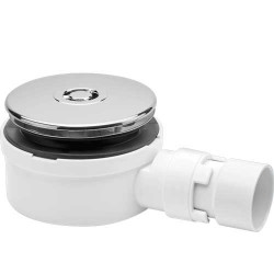 McAlpine Shower Trap 90mm Chrome Cover Slim