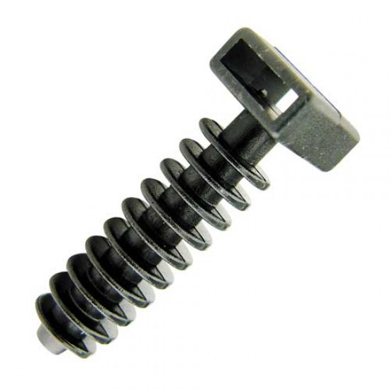 Olympic Cable Tie Wall Plug Base Black