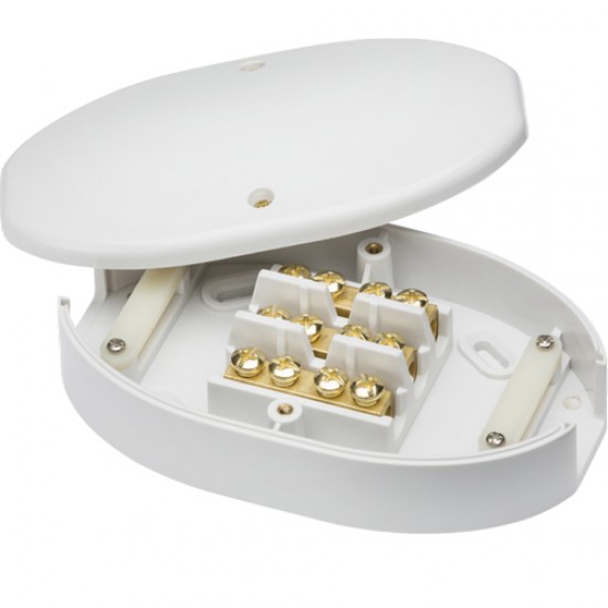 Junction Box 60Amp 3 Terminal White