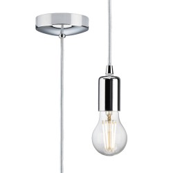 MLA Pendant Polished Chrome 1.8m Drop