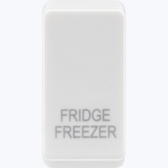 BG Nexus Grid Fridge Freezer White
