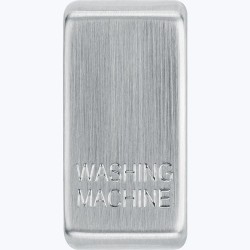 BG Nexus Grid Washing Machine Brushed Steel