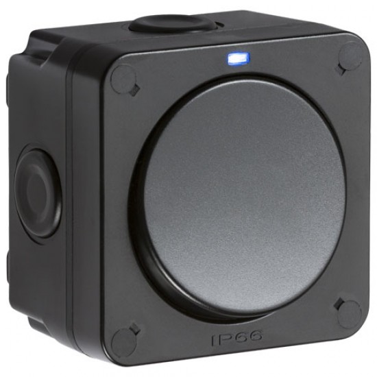 Knightsbridge Switch Single 2W IP66
