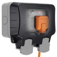 BG Storm Socket Switched Twin IP66