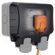 BG Storm Socket Switched Twin IP66
