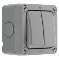 BG Storm Plateswitch 2G 2W IP66