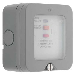 BG Storm Fused Spur Switched RCD IP66