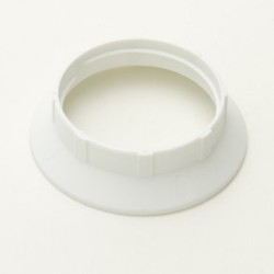 Jeani ES White Plastic Shade Ring