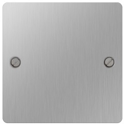 BG Flatplate Blank Plate Single B/Steel