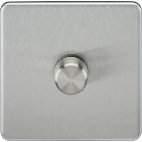 MLA Screwless Dimmer 1G B/Chrome