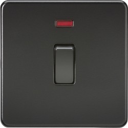 MLA Screwless 20Amp D/P With Neon Matt Black
