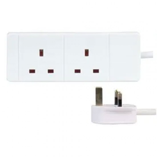 Extension Lead 2 Gang 2 Meters