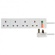 Extension Lead 4 Gang 2 Meters Anti Surge