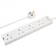 Extension Lead 4 Gang 2 Meters Anti Surge Switched