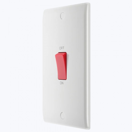 BG Curved Cooker Panel 45Amp Vertical