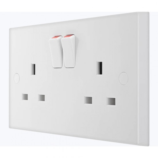 BG Switched Socket 2Gang 13Amp