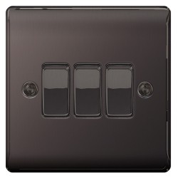 BG Nexus B/Nickel Plateswitch 3G 2W