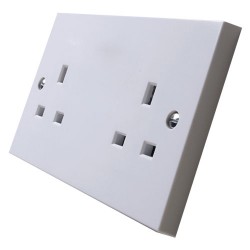 BG Unswitched Socket 2Gang 13Amp