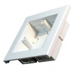 Univolt PVC 1G Outlet Box