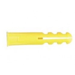 Plastic Wall Plug Yellow 5mm