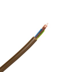 Flex PVC Gold 1m 0.5mm 3 Core Round