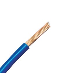 Single Cable 50m 25mm  PVC Blue