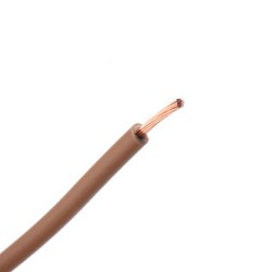 Single Cable 100m 1.5mm PVC Brown