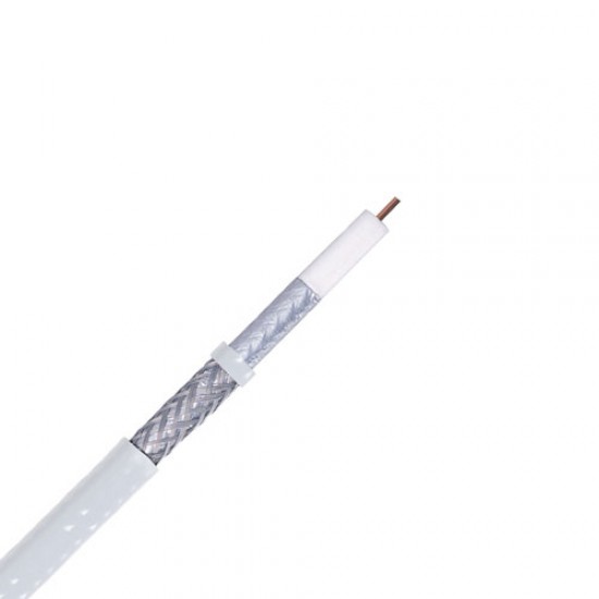 Satelite RG6 TV Cable 1M White