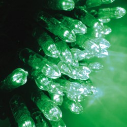 Festive Static 230V Light String Green