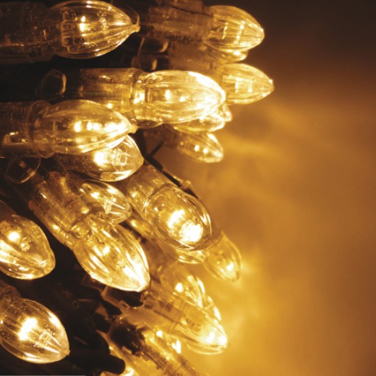 Festive Twinkling 230V Light String Warm White