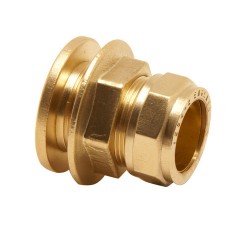 Comp Tank Connector 15mm Flanged