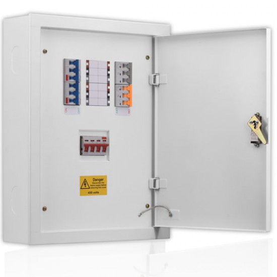 Contactum 125a 8Way 3 Phase Distribution Board