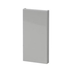 Half Blank Euro for Faceplate, White