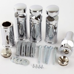 Eastbrook Towel Rail Brackets Chrome