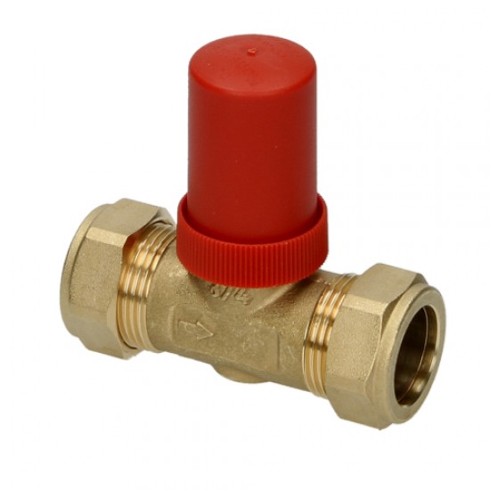Honeywell 22mm Auto Bypass Valve Straight