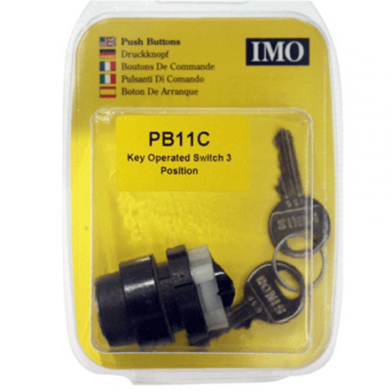 IMO Pushbutton Key Switch 3 Position