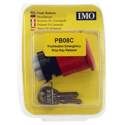 IMO Pushbutton Red 40mm Emergency Key