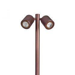 Collingwood Twin Pole Spike Light Bronze