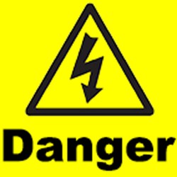 Kompress Danger Sign 50mm x 50mm