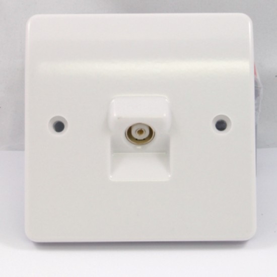 MK Logic Coax Outlet 1G Isolated