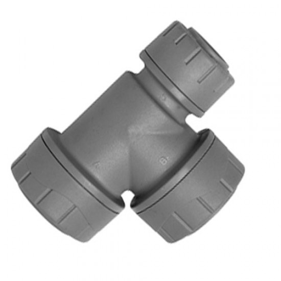 Polyplumb Tee Reducing 22 x 15 x 22mm
